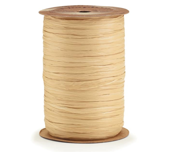 Wraphia Oatmeal Matte Ribbon - 100 yd