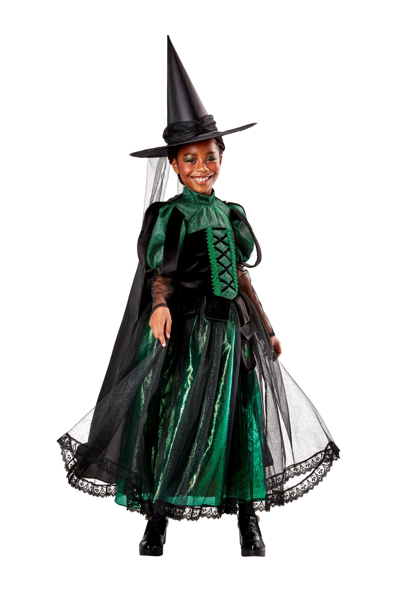 Rubies 1001613 Wicked Witch Deluxe Kids Costume