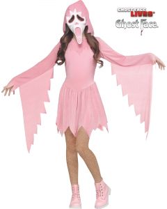 Fun World 121532 Pastel Pink Sparkle Ghost Face® - Child