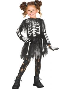 Fun World 127181 Skele-Girl - Toddler