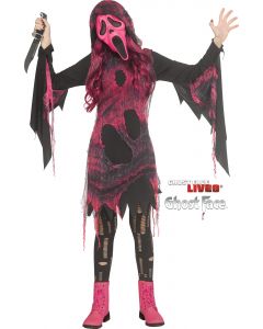 Fun World 127192 Pink Gauze Ghost Face® - Child