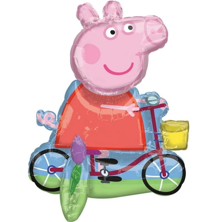 22" Peppa Pig Air-Filled Sitter Balloon