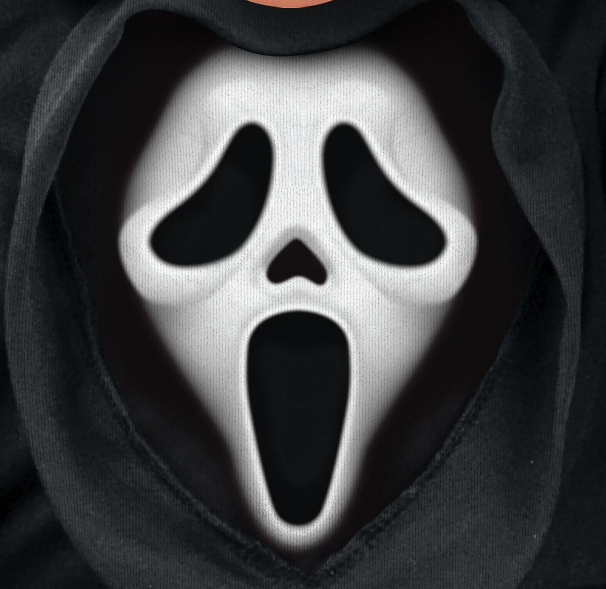 Ghost Face infant costume, detail
