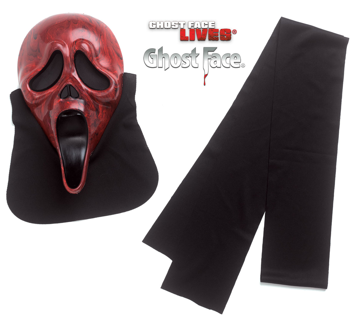 Midnight Red Ghost Face child costume, what's included