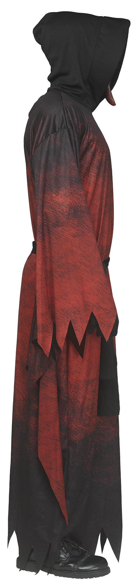 Midnight Red Ghost Face adult costume, right side
