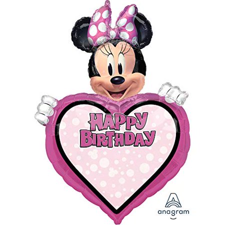 34" Minnie Mouse Forever SuperShape™ Balloon