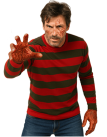 MENS NIGHTMARE BURN VICTIM SHIRT
