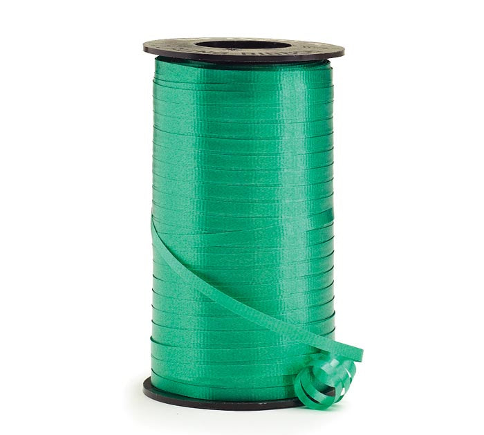 3/16" Crimped Emerald Curling Ribbon - 550 yd