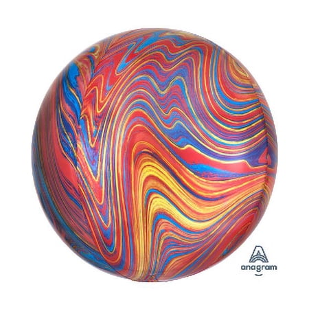 16" Colorful Marblez Orbz® Balloon