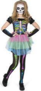 SKELETON BONES TUTU