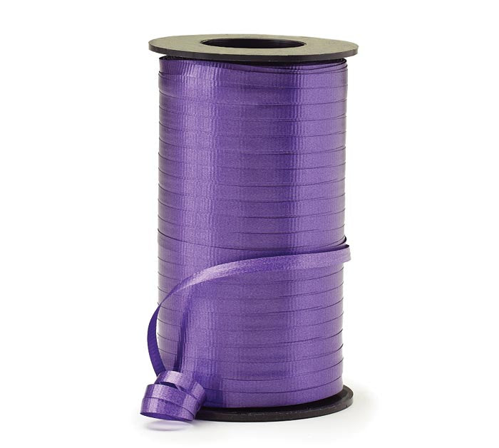 3/16" Crimped Purple Curling Ribbon - 550 yd