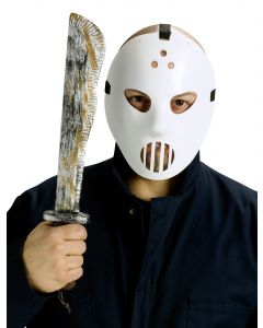 Fun World 93238 Hockey Mask & Machete Set