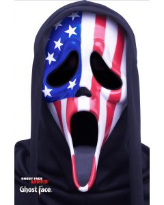 Fun World 93512 Ghost Face® Patriotic Mask
