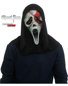 Fun World 93588 Ghost Face® Bloody Bling Mask