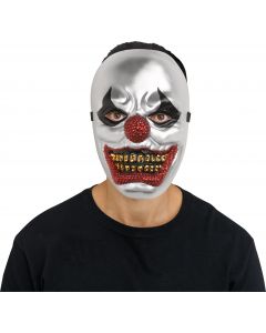 Fun World 93592 Big Top Bling Clown Mask