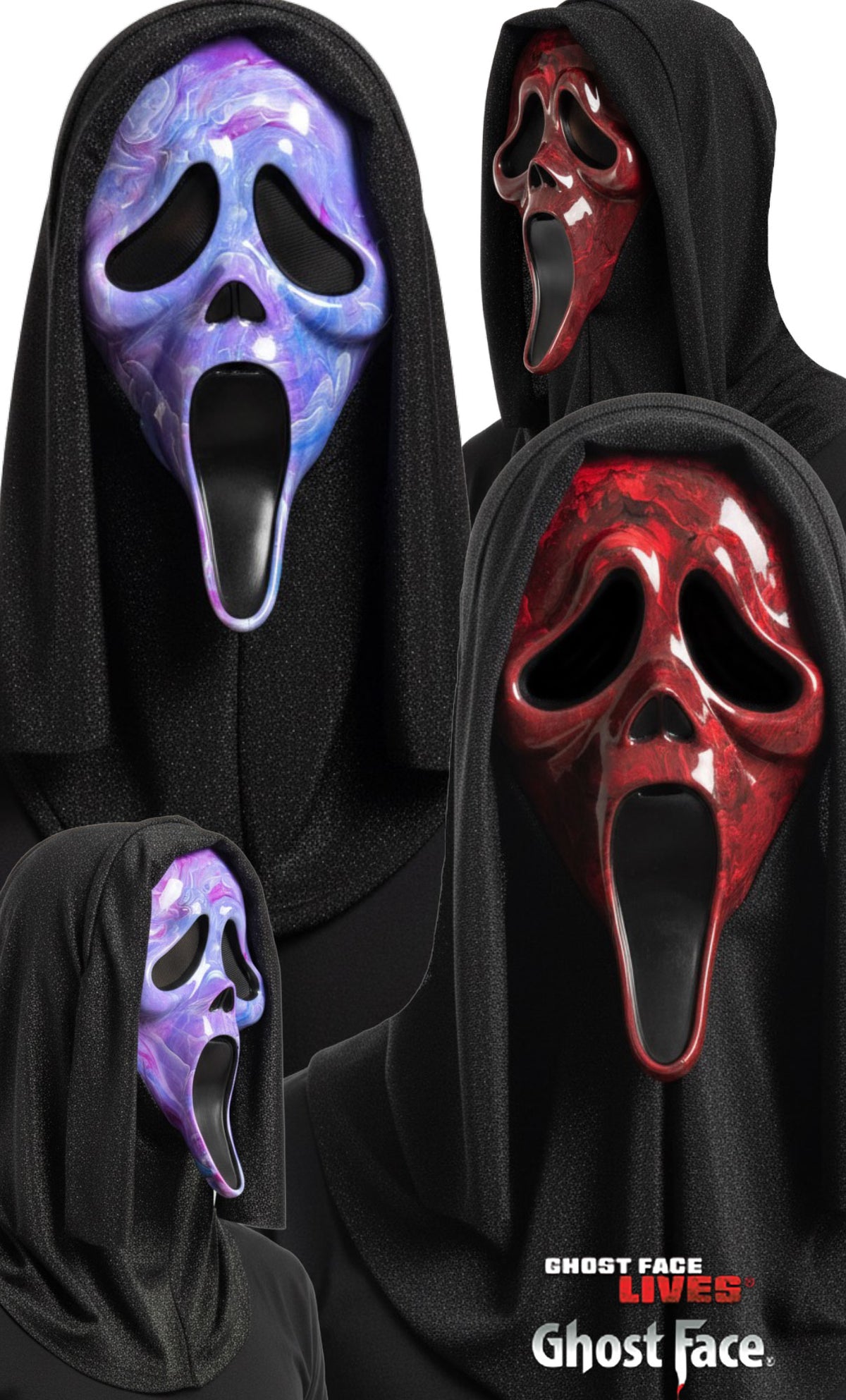 Ghost Face Marble