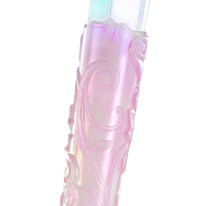 Light-Up Pink Crystal Fairy Wand, 15 in.