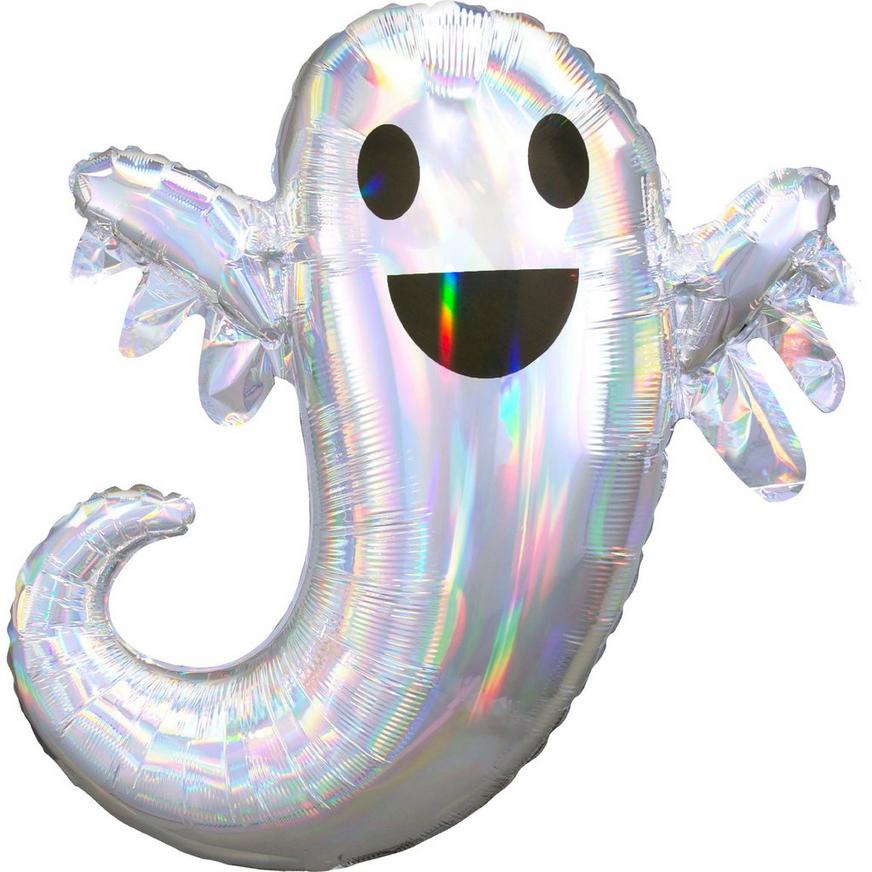 Iridescent Ghost Foil Balloon - 25 x 28 in.