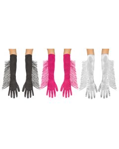 Fun World 96816 Fringe Long Gloves - Adult