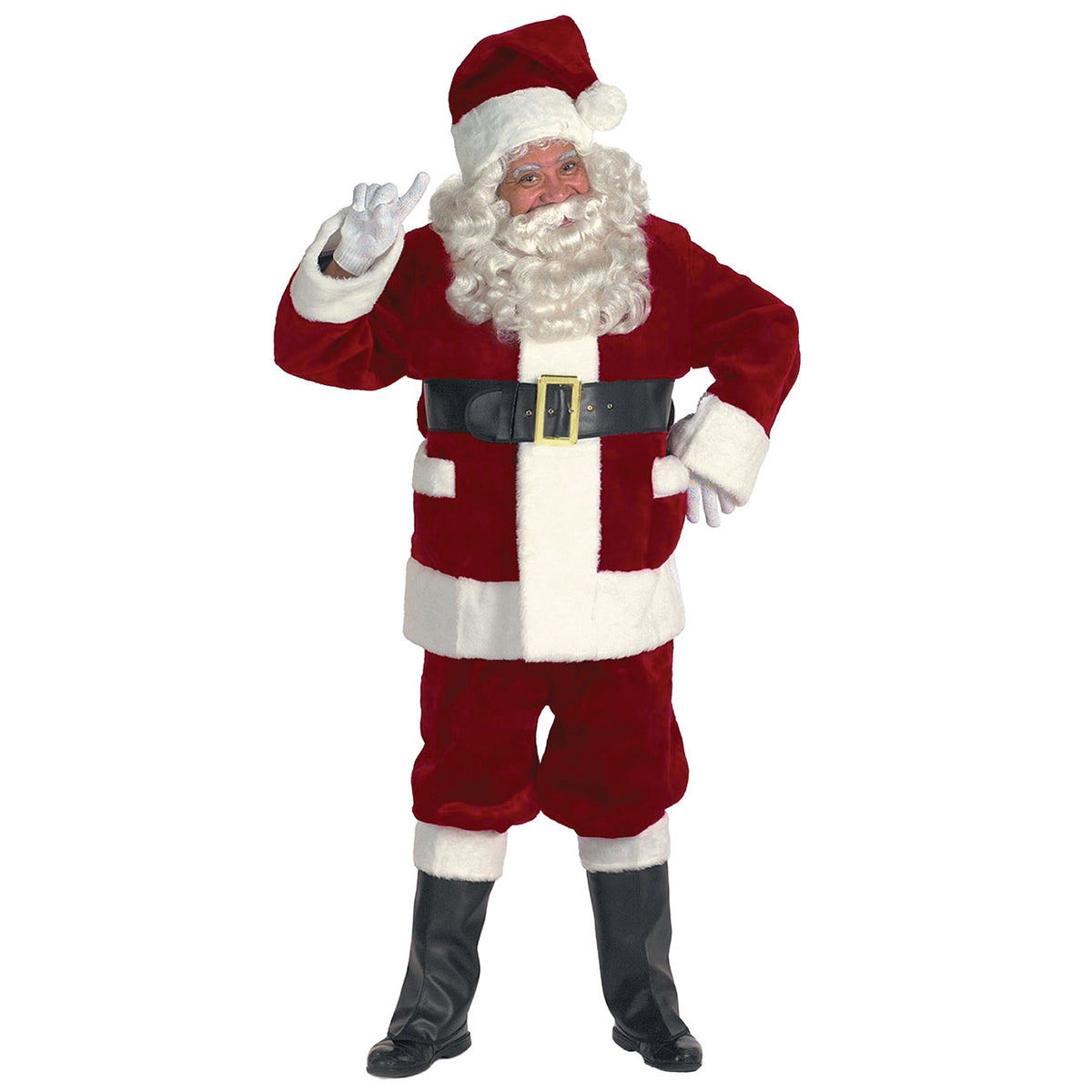 Burgundy Deluxe Santa Suit
