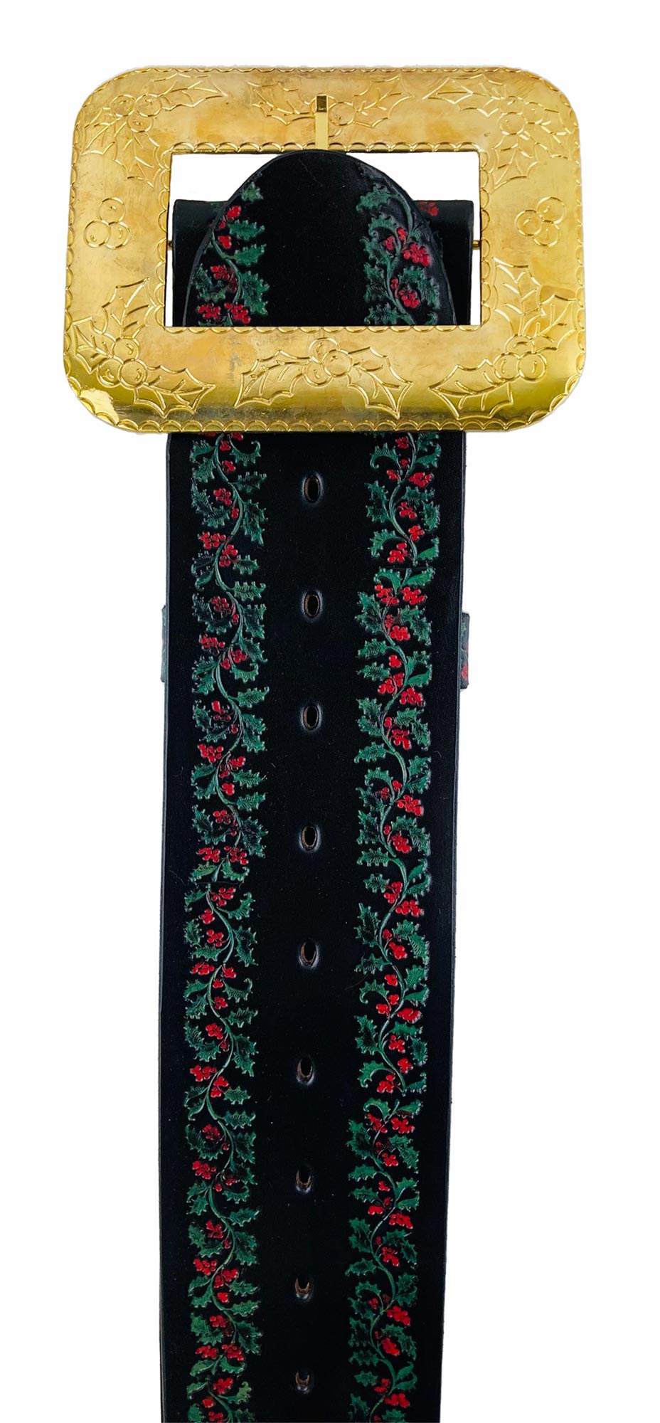 Embossed Santa Belt