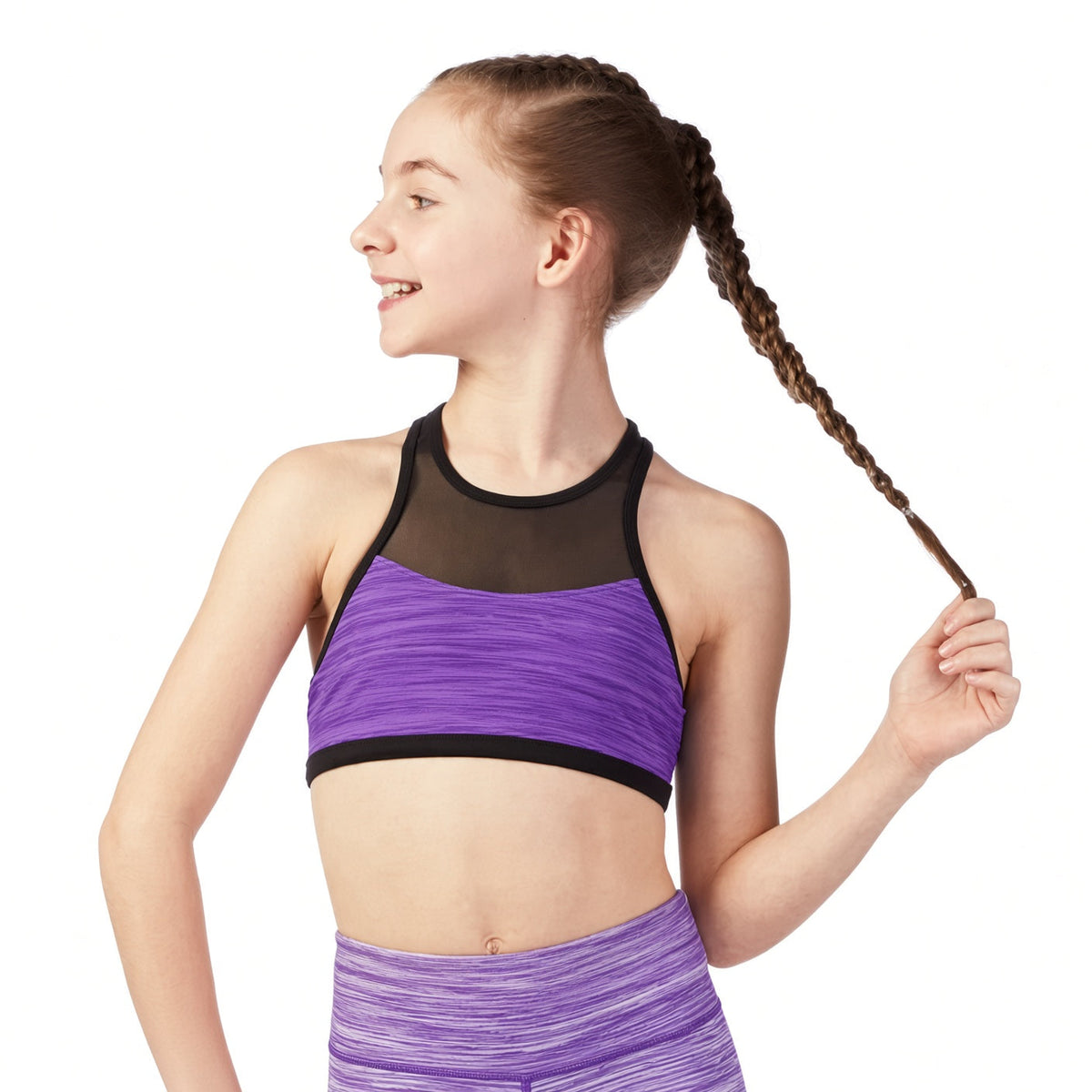 Panel Racer Crop Top