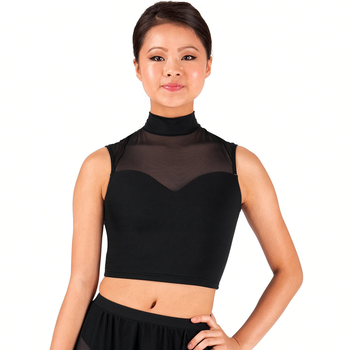 Body Wrappers Mesh Crop Top - BWP9010