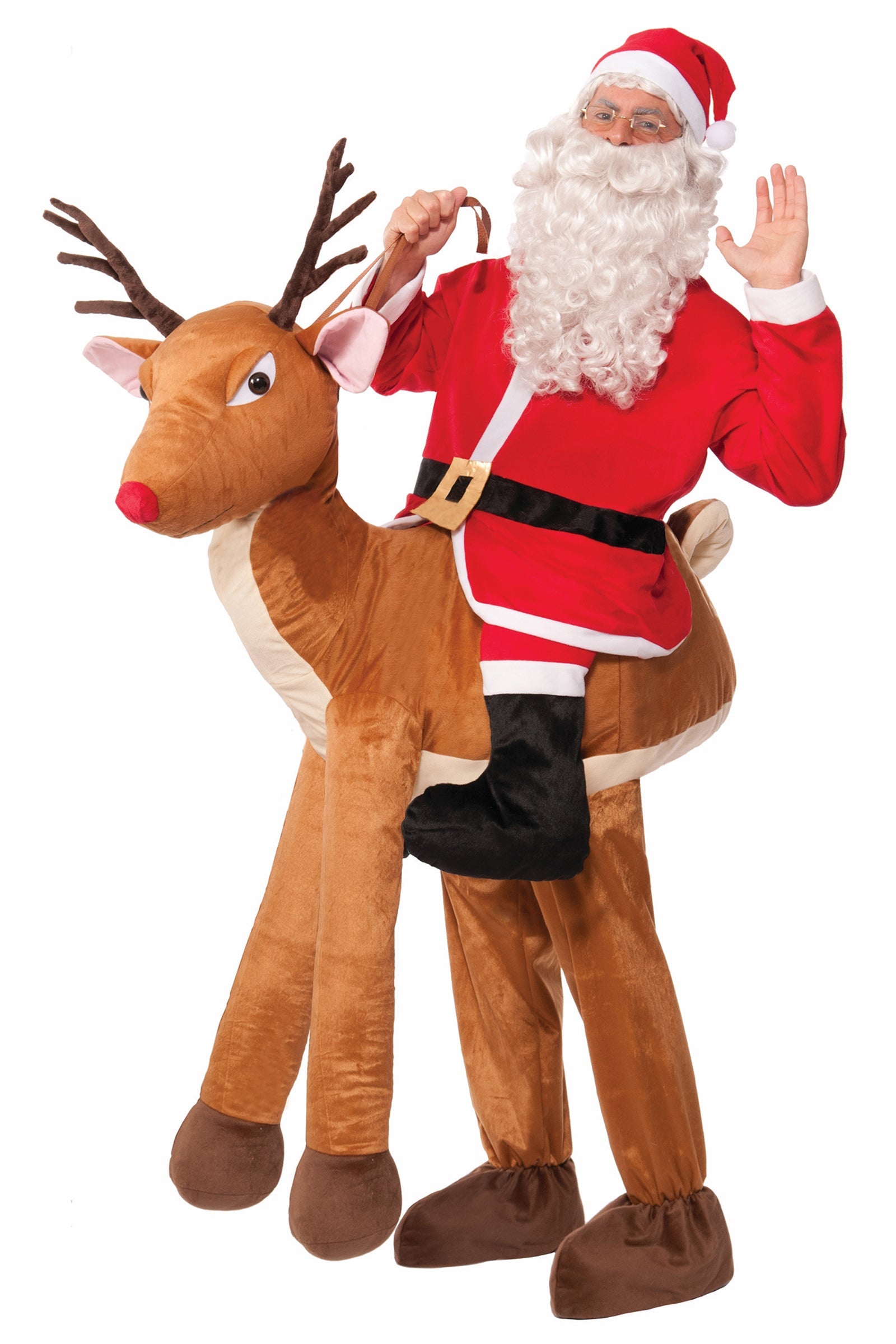 Rubies 74028 Santa Ride A Reindeer Adult Costume