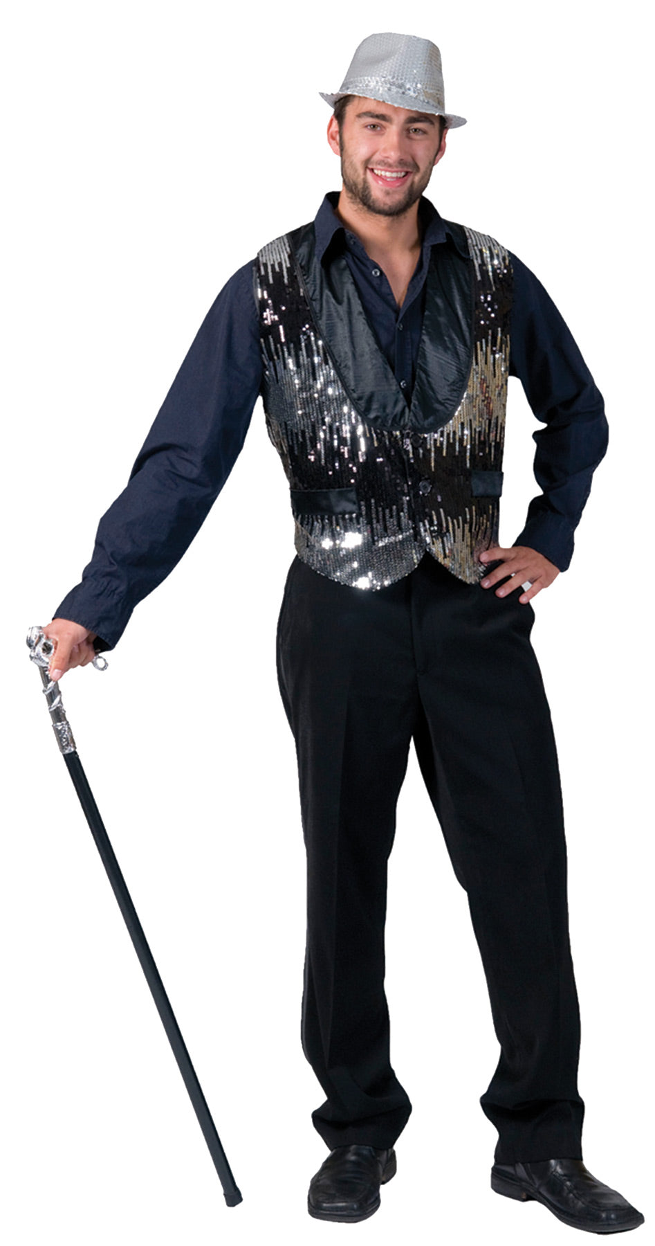 All That Jazz Silver Adult Costume