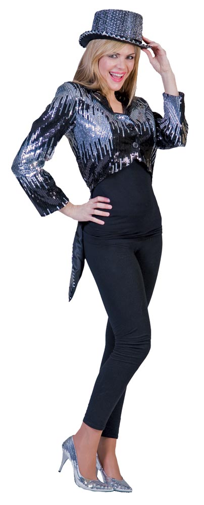 Silver Glitter Tailcoat