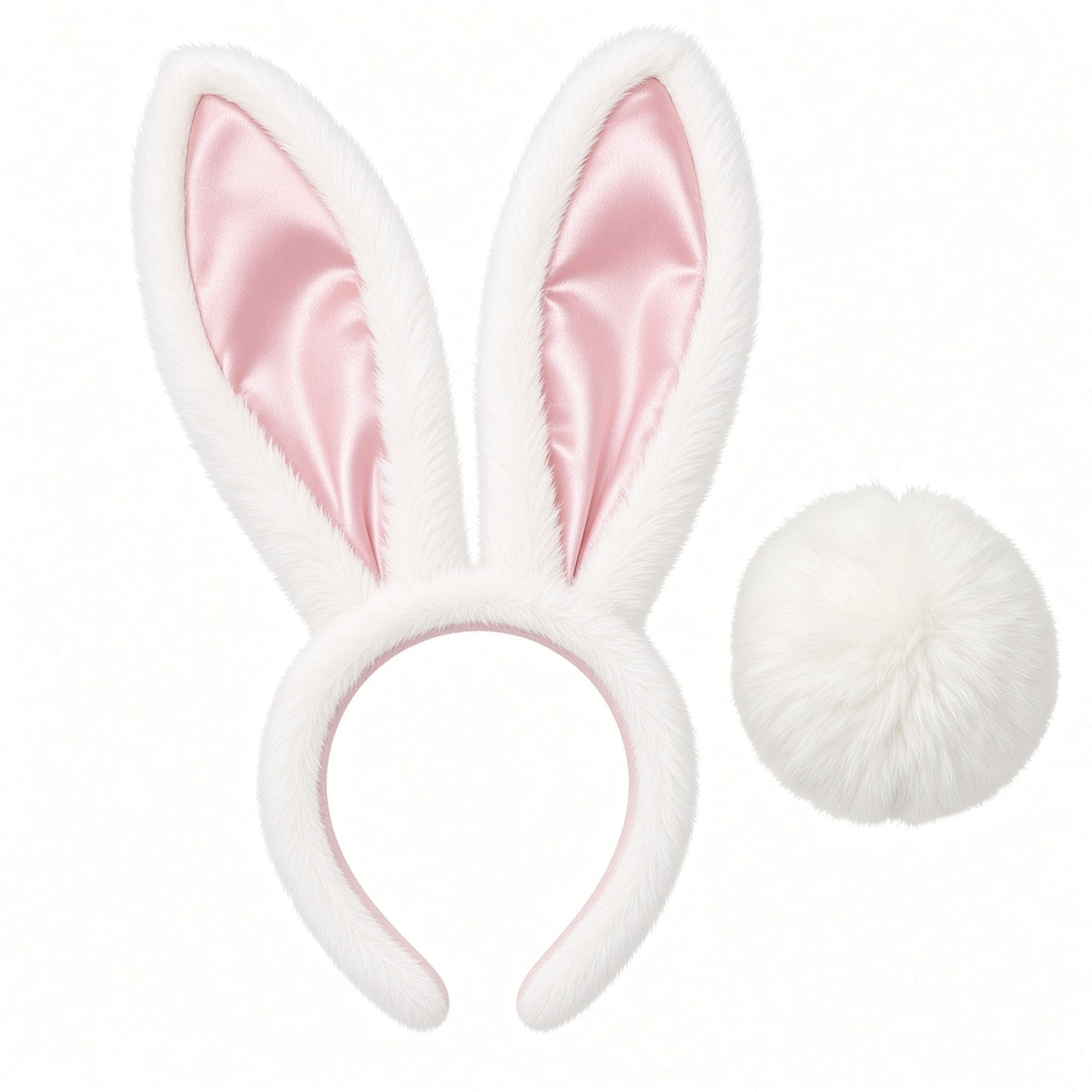 Bunny Ears Headband & Tail Set