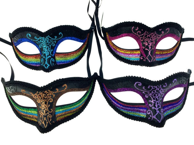Rainbow Half Mask
