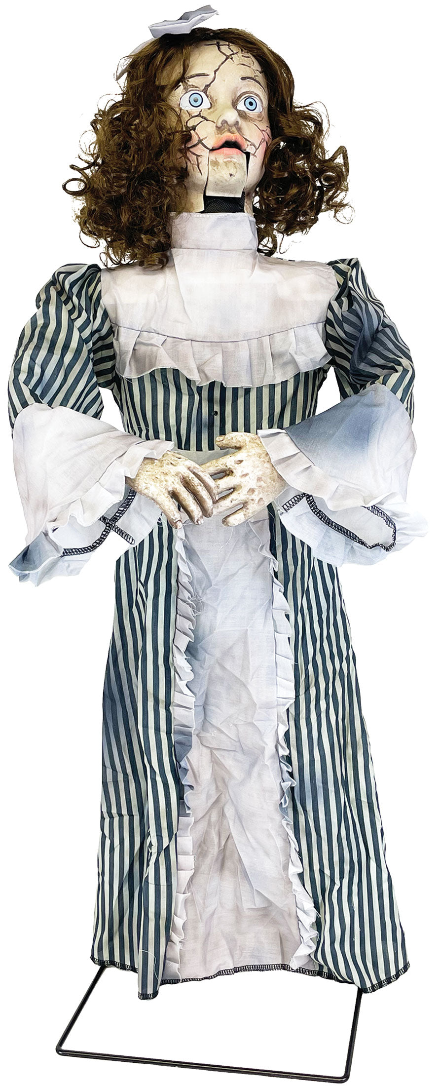 36 inch Vintage Doll Halloween prop, front view
