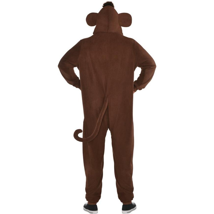 Monkey Zipster One-Piece Costume - Men's Plus Size