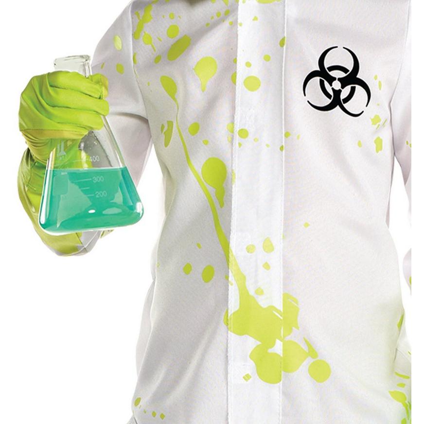 Radioactive Hazmat Suit Glow-in-the-Dark Costume - Child Medium