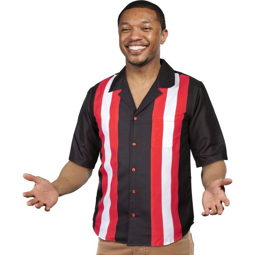 Adult 50s Bowling Shirt - Large