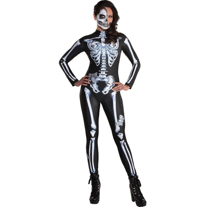 Skeleton Butterfly Catsuit - Women's S/M