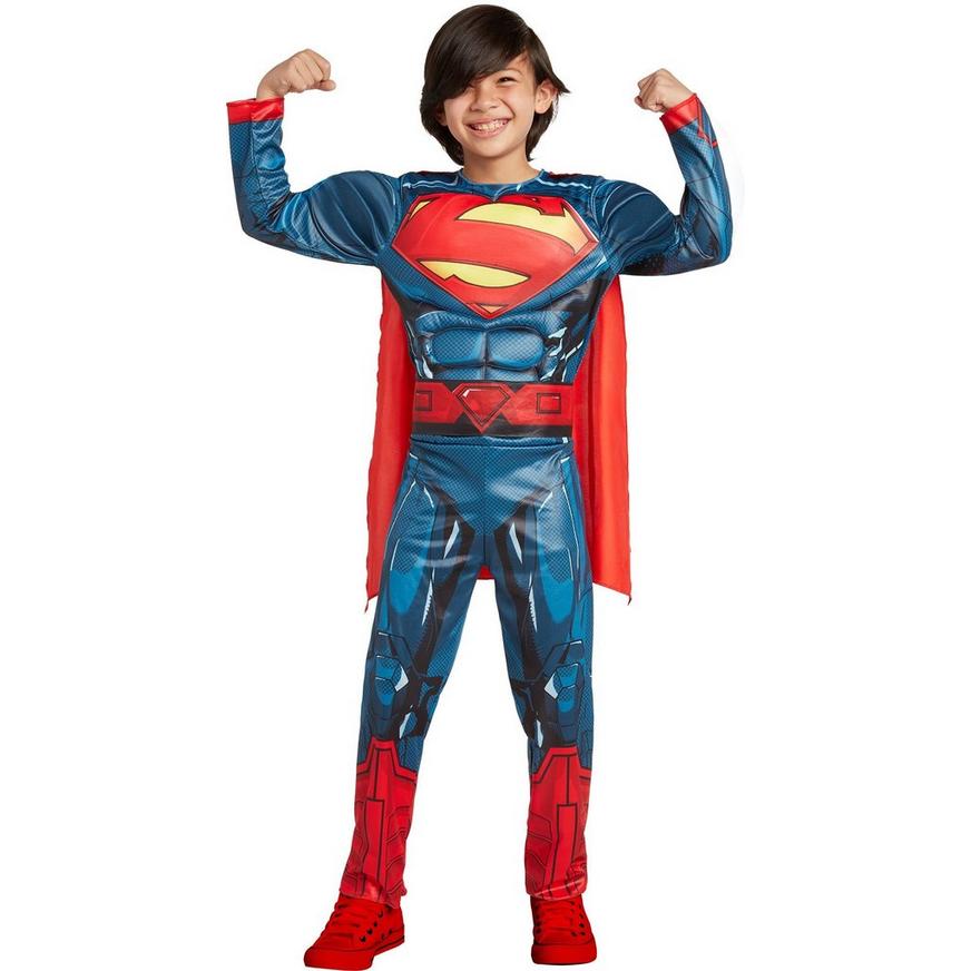 Superman Muscle Costume - Child Large (12-14)