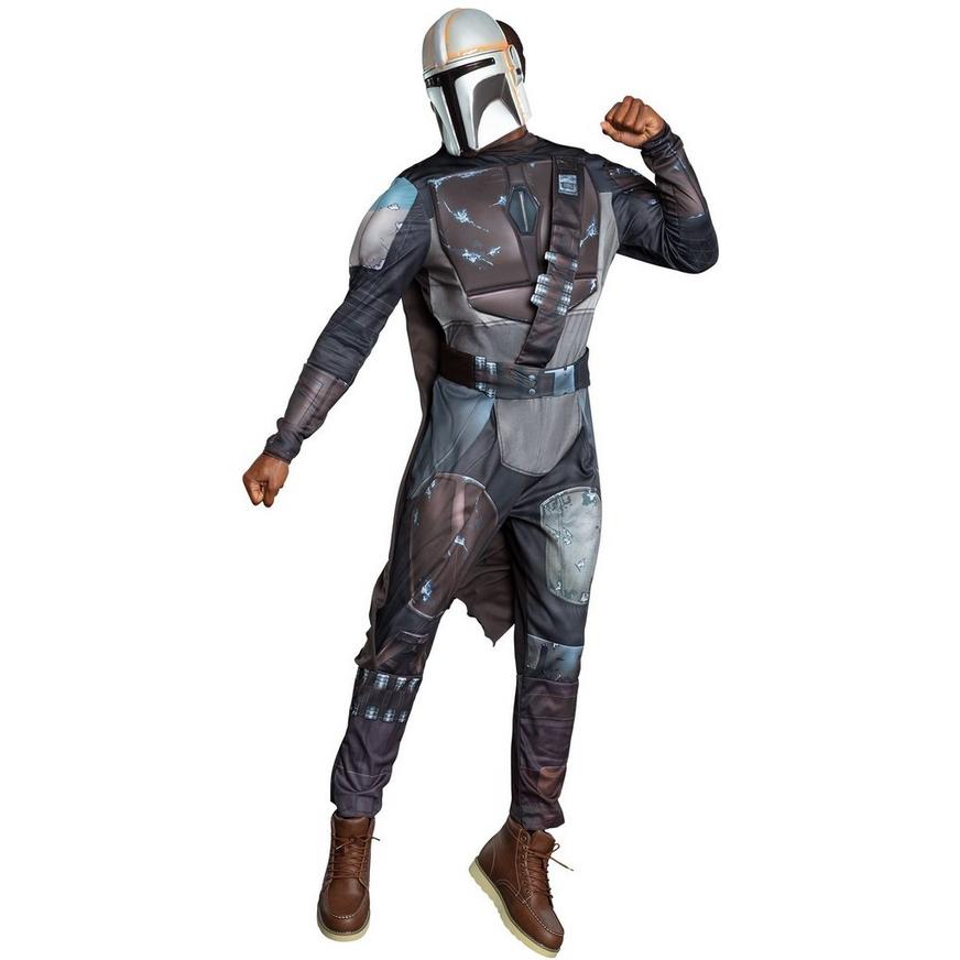 Adult Mandalorian Deluxe Costume, Star Wars: The Mandalorian - Standard Size