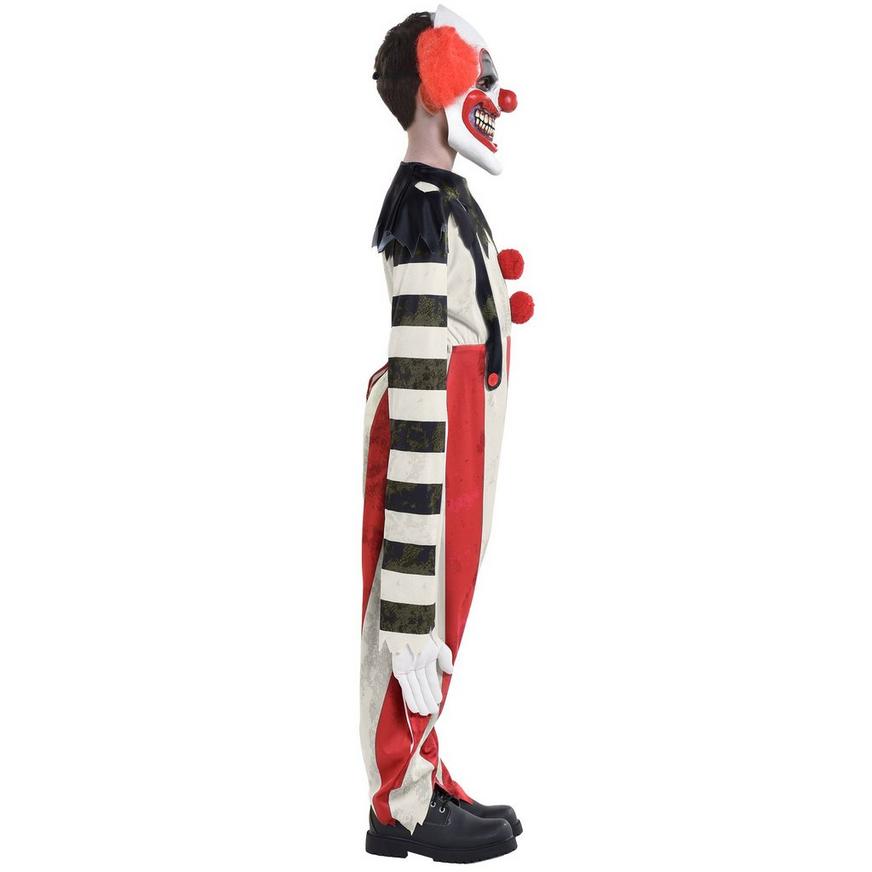 Creepy Long-Arm Clown Illusion Costume - Child Large