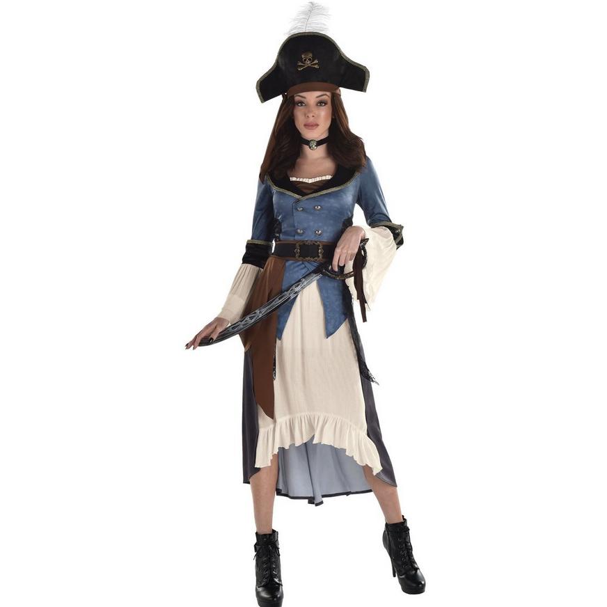 Posh Pirate Costume - Women's Medium