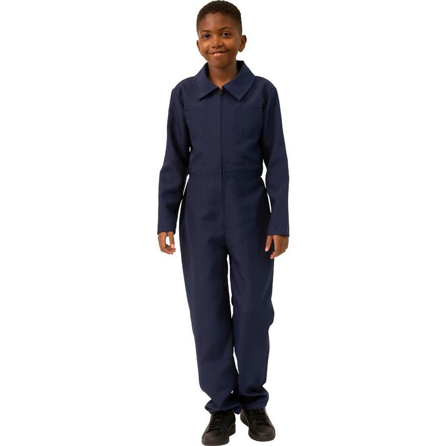 Navy Blue Coveralls - Child Medium