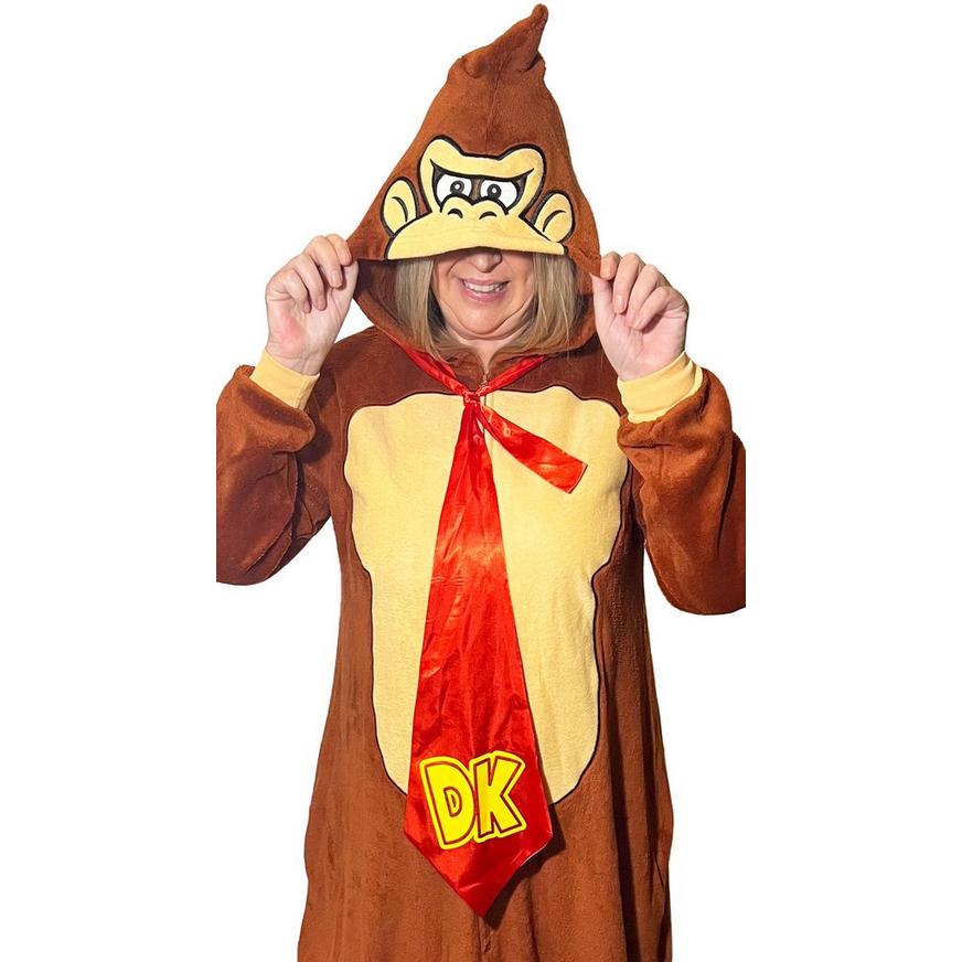 Donkey Kong Zipster One-Piece Costume - Adult Small