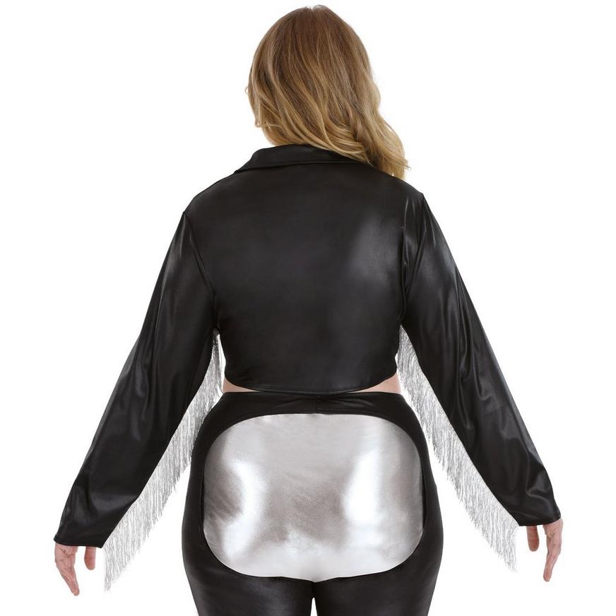 Glitter Cowgirl Glam Crop Top - Women's Plus Size