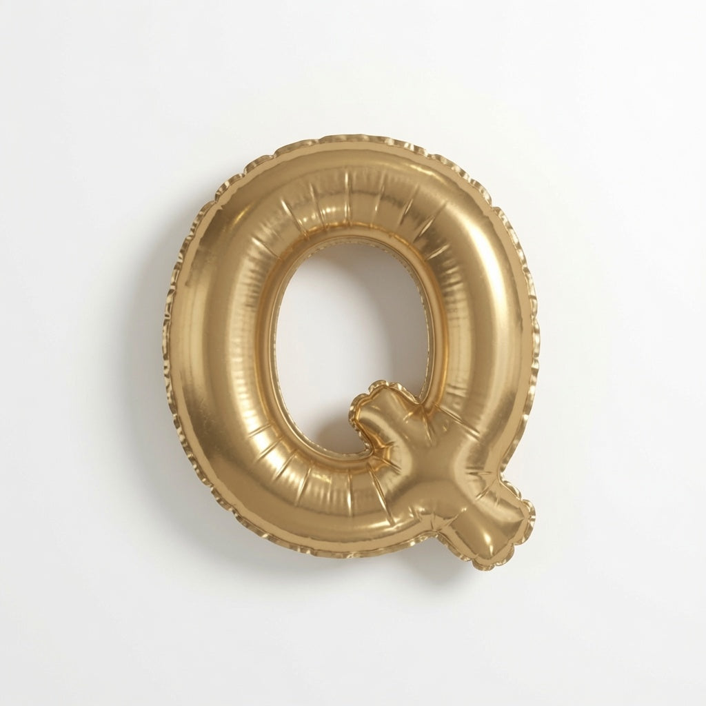 MINI GLD AIR FILLED BLLN LTR Q