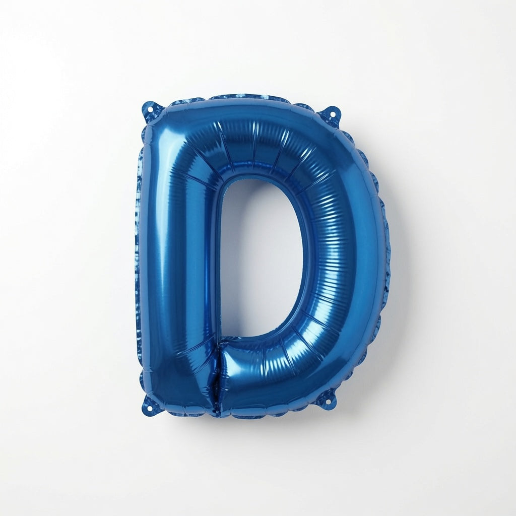825 Blue Letter D