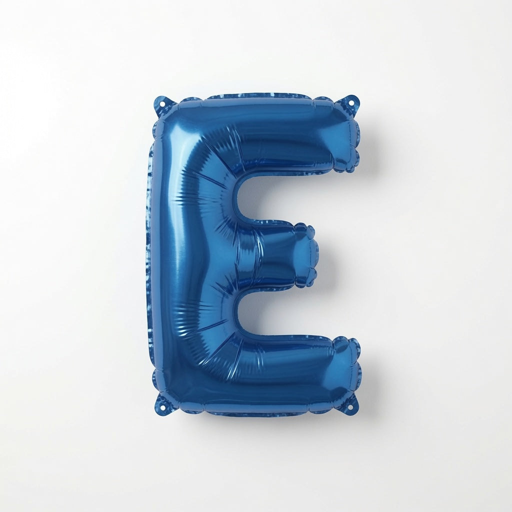 830 Blue Letter E