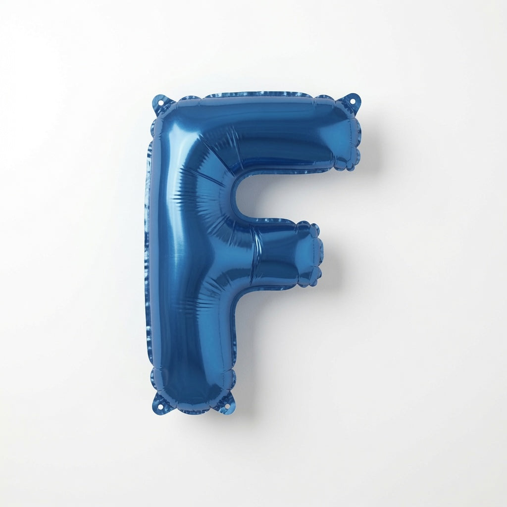 839 Blue Letter F