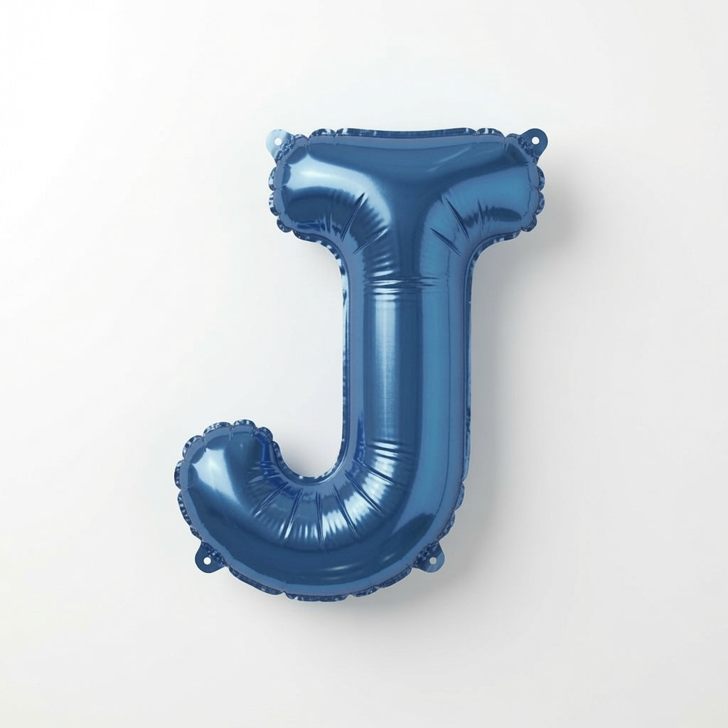 858 Blue Letter J