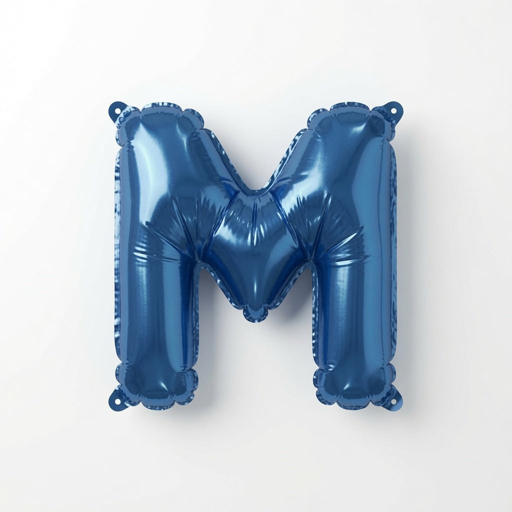865 Blue Letter M